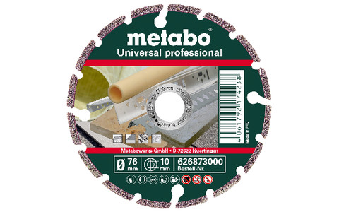 Diamanttrennscheibe, 76x10,0mm, "UP", Universal "professional" (626873000) Produktbild img2 L