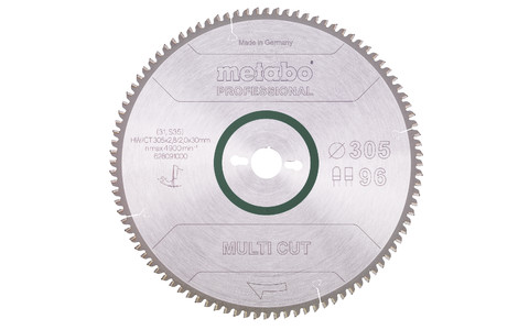 Sägeblatt "multi cut - professional", 305x30, Z96 FZ/TZ, 5°neg. (628091000) Produktbild img2 L