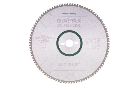 Sägeblatt "multi cut - professional", 315x30, Z96 FZ/TZ, 5°neg. (628092000) Produktbild img2 L