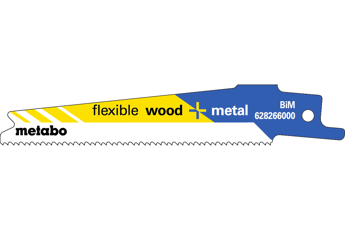 5 Säbelsägeblätter "flexible wood + metal" 100 x 0,9 mm (628266000) Produktbild img1 L