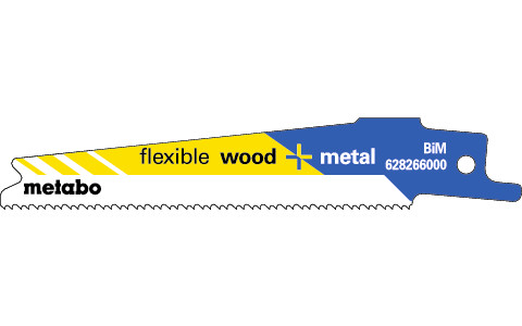 5 Säbelsägeblätter "flexible wood + metal" 100 x 0,9 mm (628266000) Produktbild img2 L