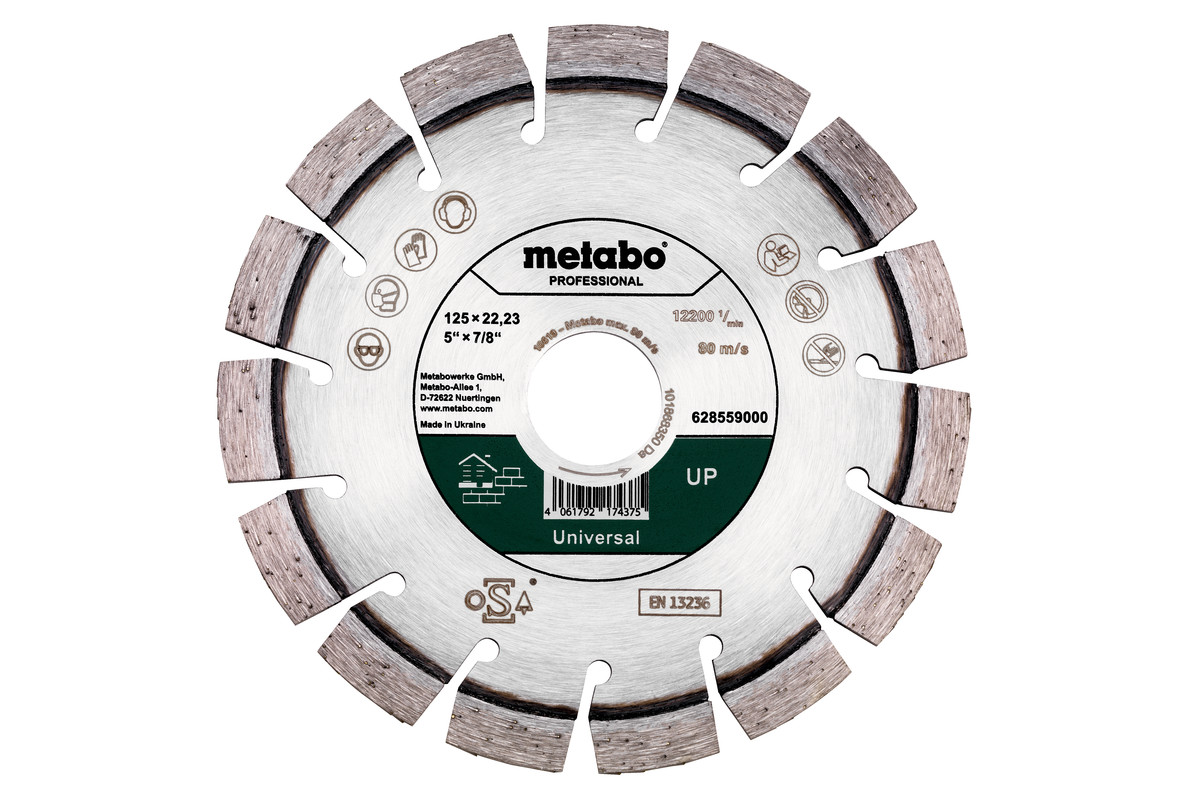 Diamanttrennscheibe 125x22,23mm, "UP", Universal "professional" (628559000) Produktbild img1 L