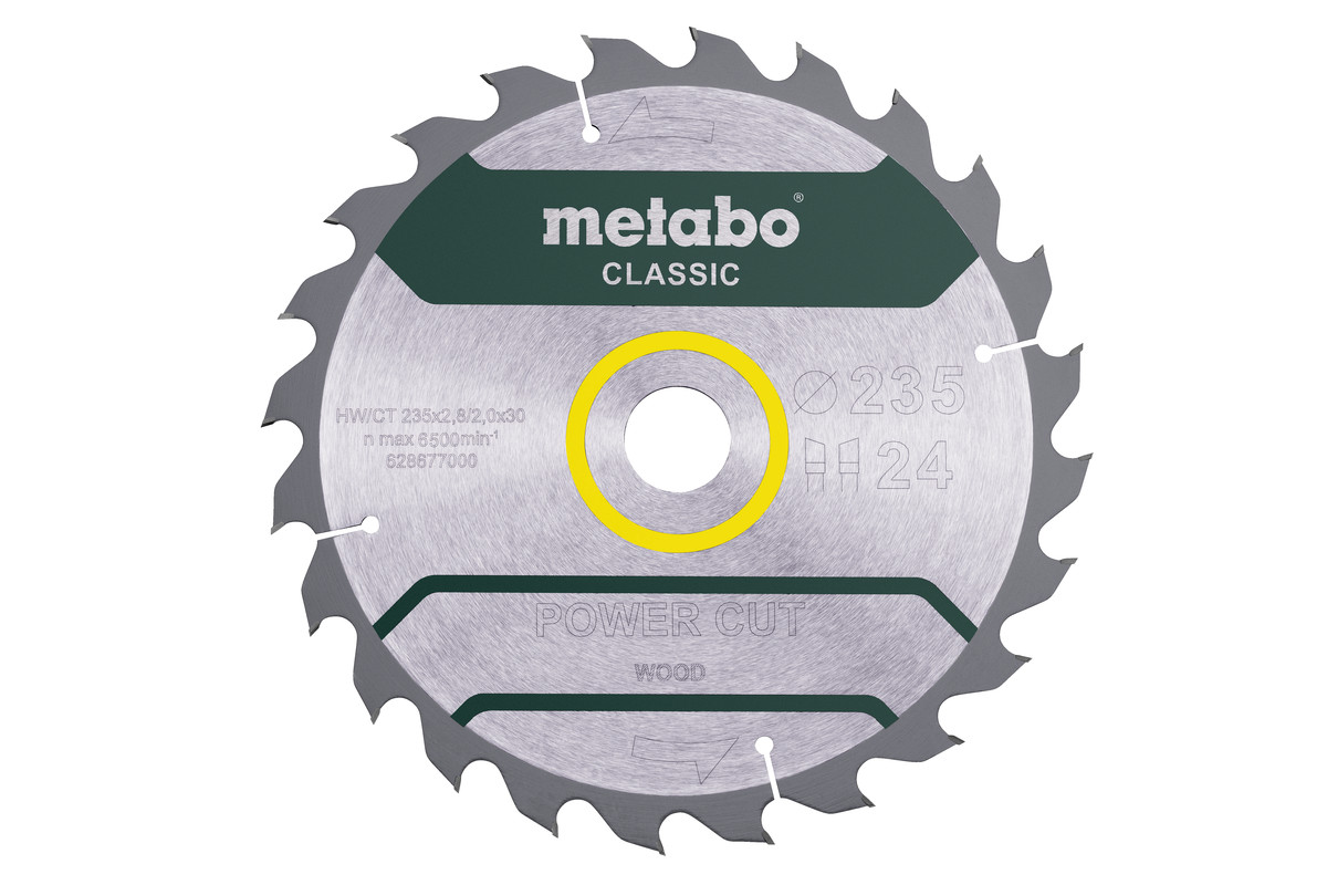 Sägeblatt "power cut wood - classic", 235x30, Z24 WZ 18° /B (628678000) Produktbild img1 L