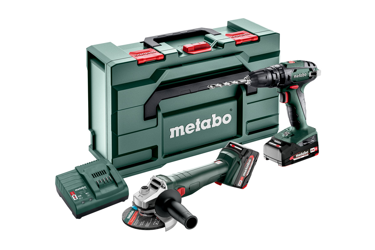 Akku Combo Set 2.4.4 18 V  (685205500); metaBOX 165 L Produktbild img1 L