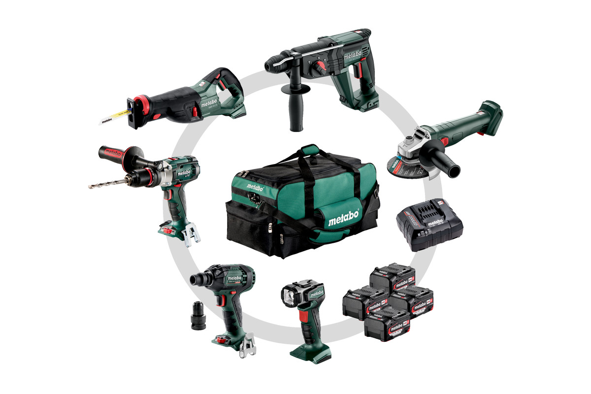Akku Combo Set Bauhandwerk 6.1 (685211000); Werkzeugtasche Produktbild img1 L