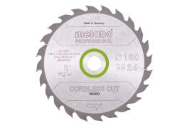 Sägeblatt "cordless cut wood - professional", 160x20 (16), Z24 WZ 22°  (628030000) Produktbild