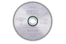 Sägeblatt "multi cut - professional", 254x30, Z80 FZ/TZ, 5° (628093000) Produktbild
