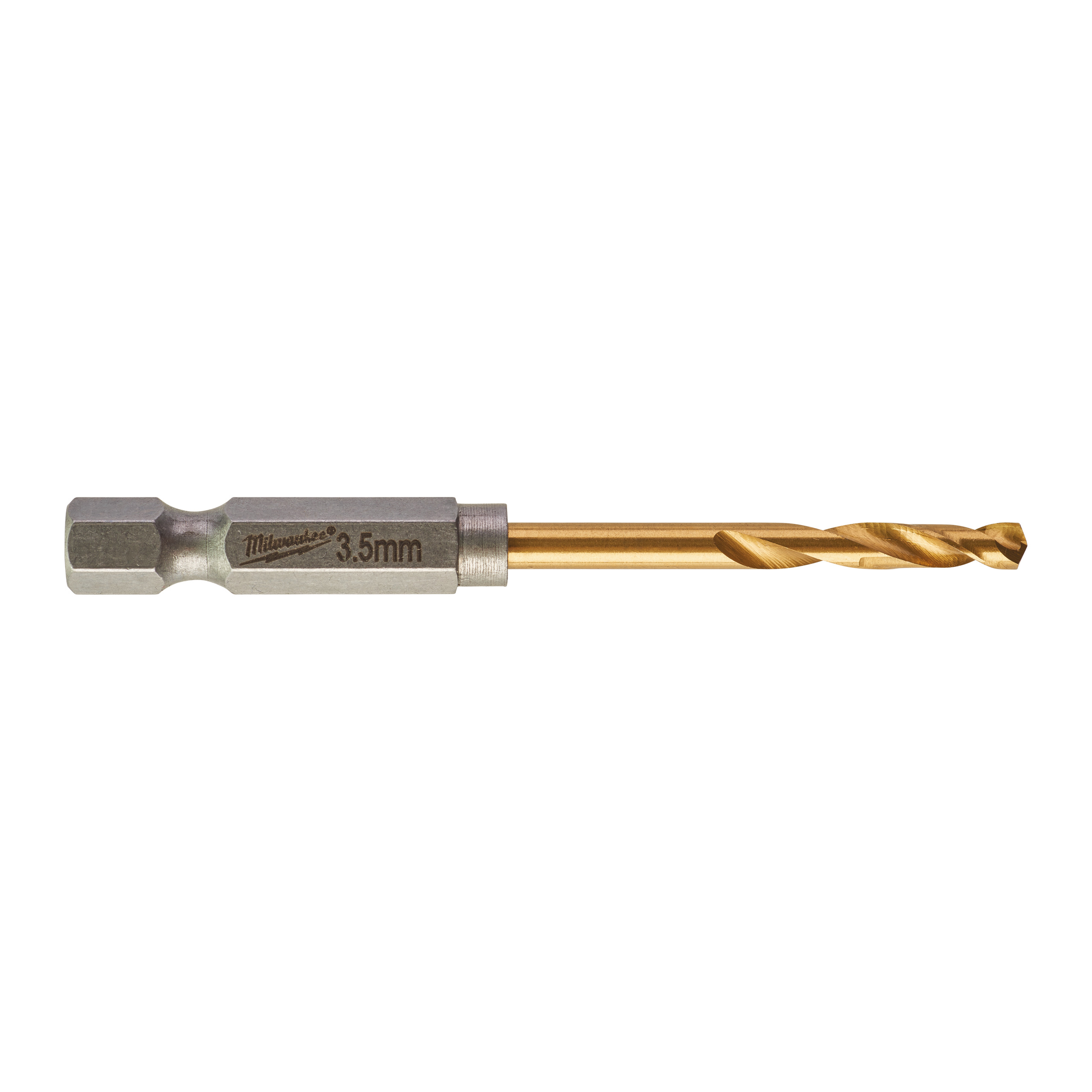 SHOCKWAVE Metallbohrer HSS-G RED HEX Titan 1/4", 3,5 x 69 mm Milwaukee  Produktbild img1 L