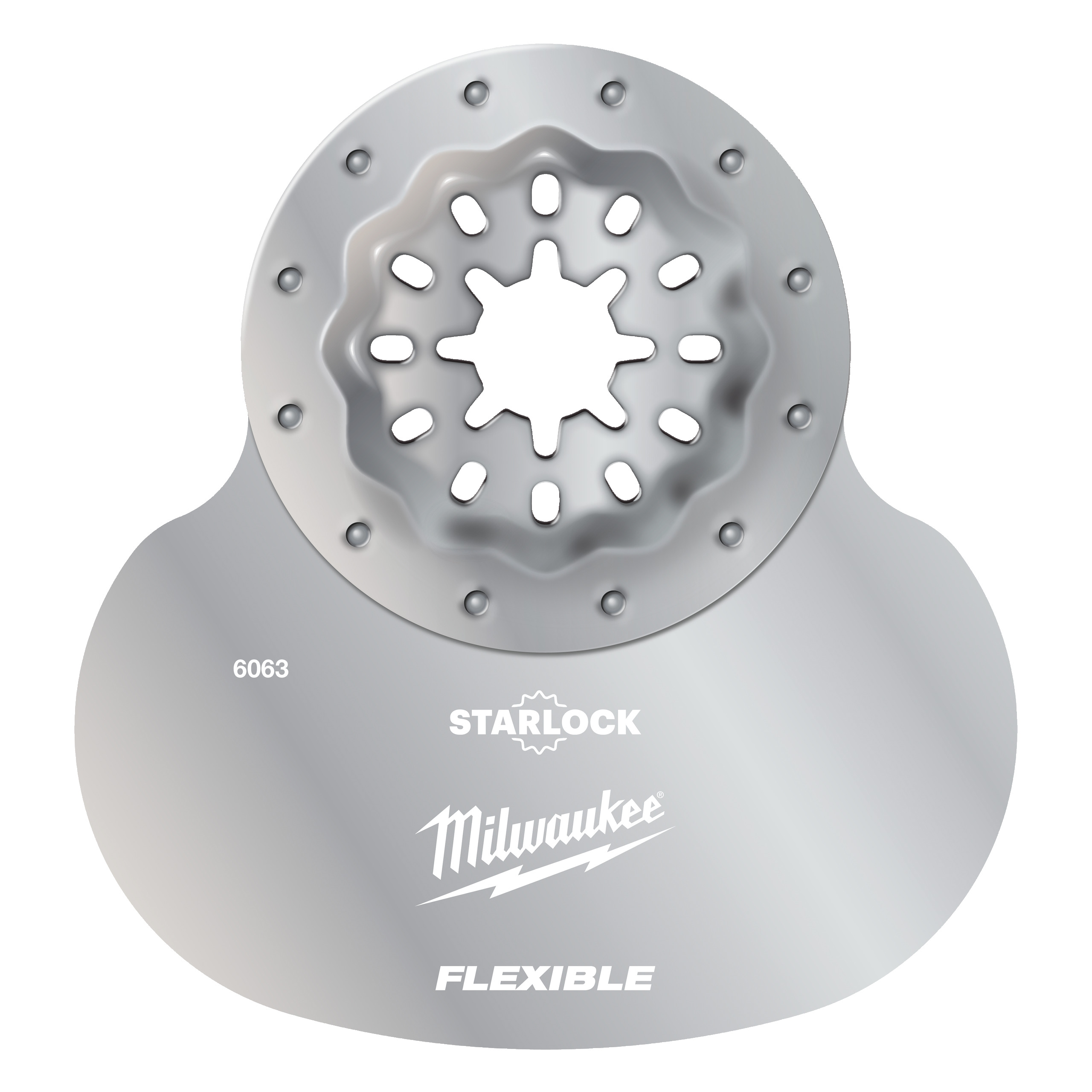 Multitool Starlock Schneidmesser Pilzform zum Schneiden von Silikon und weichem Kitt, 70 mm Milwaukee  Produktbild img1 L