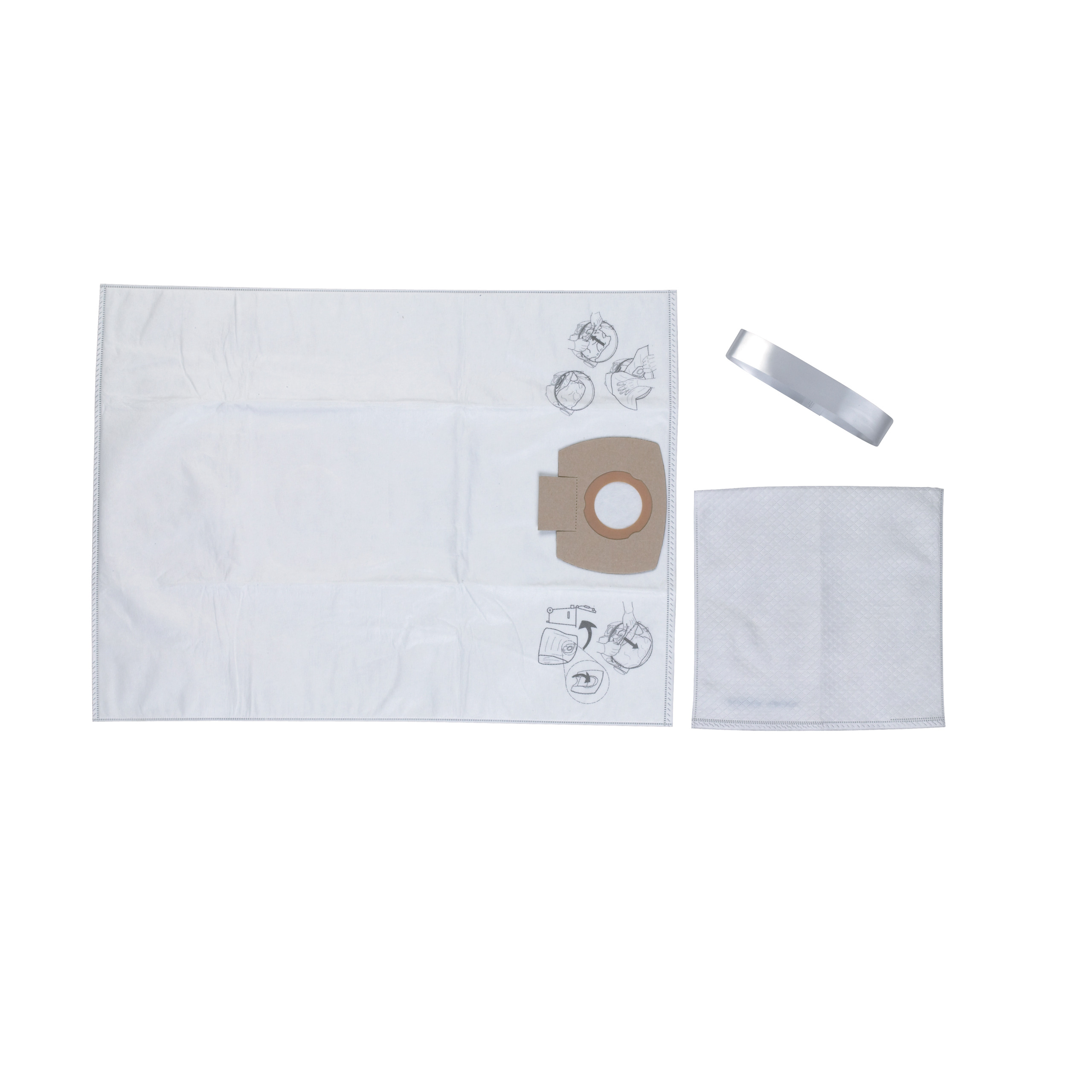 Filtersack 30 l, 4 x Vliesfilter,1 x Nassfilter Milwaukee Produktbild img1 L