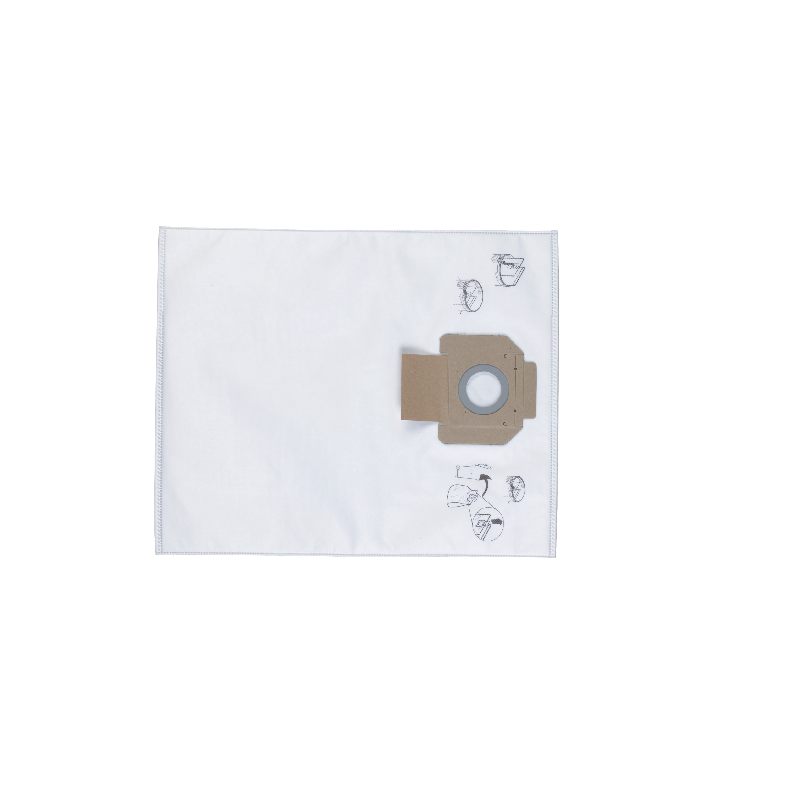 Filtersack 30 l, 5 x Vliesfilter Milwaukee  Produktbild img1 L