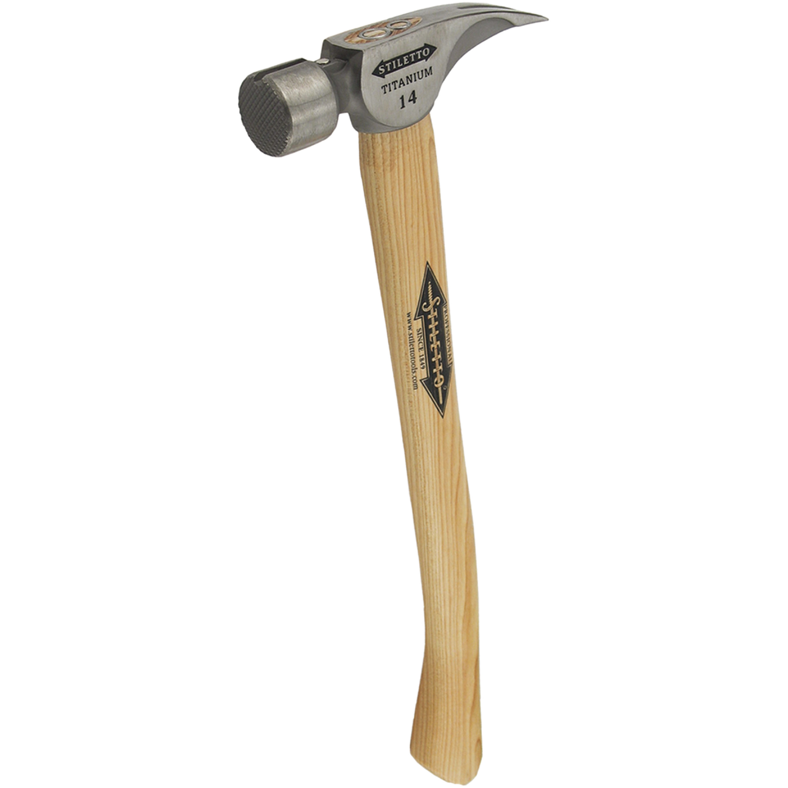 Titanhammer m. Hickorystiel Stiletto, Ti14MC-H18, 457 mm lang, gerippt Milwaukee Produktbild img1 L