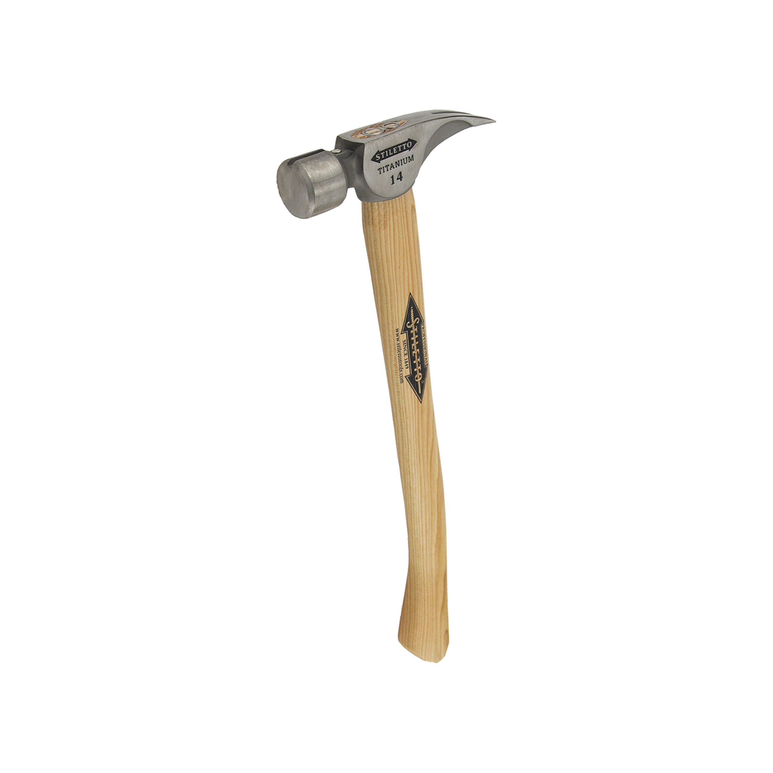 Titanhammer m. Hickorystiel Stiletto, Ti14SC-H18, 457 mm lang, glatt Milwaukee  Produktbild img1 L