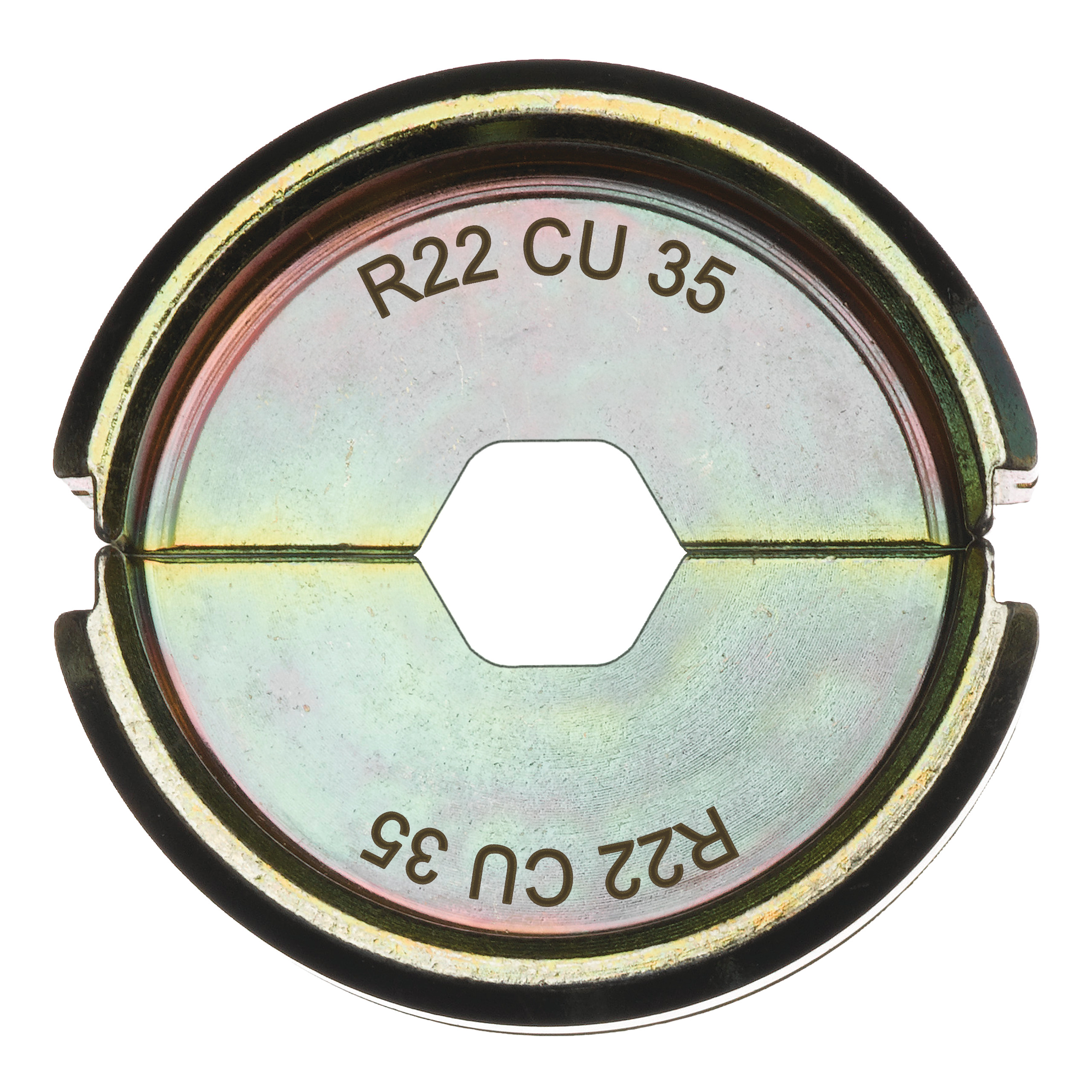 Presseinsatz für hydraulisches Akku-Presswerkzeug, R22 Cu 35 für Standard Rohrkabelschuh Milwaukee  Produktbild img1 L