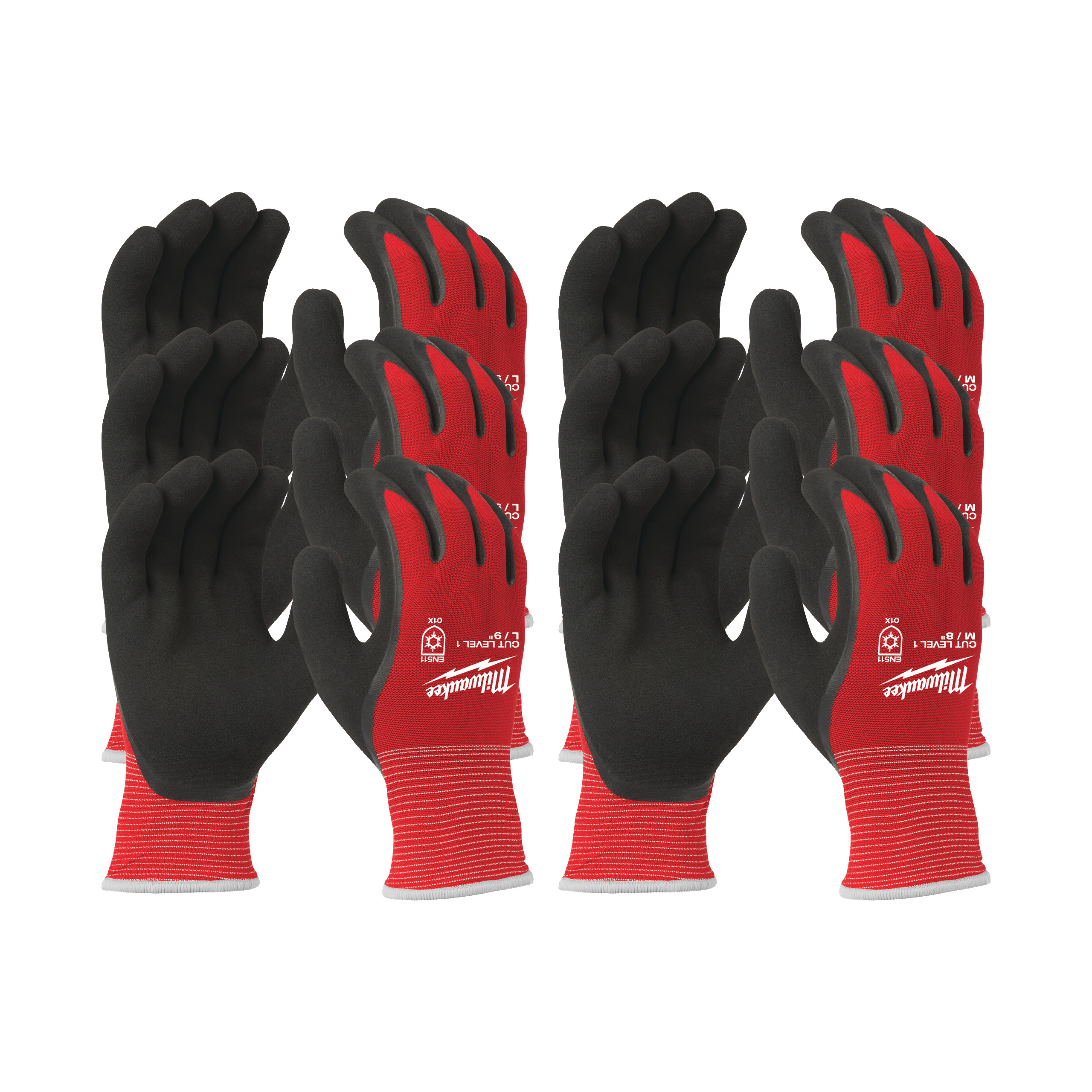 Kälte-Schnittschutzhandschuhe Klasse 1/A, Größe 9 (L) 12er Pack Milwaukee  Produktbild img1 L