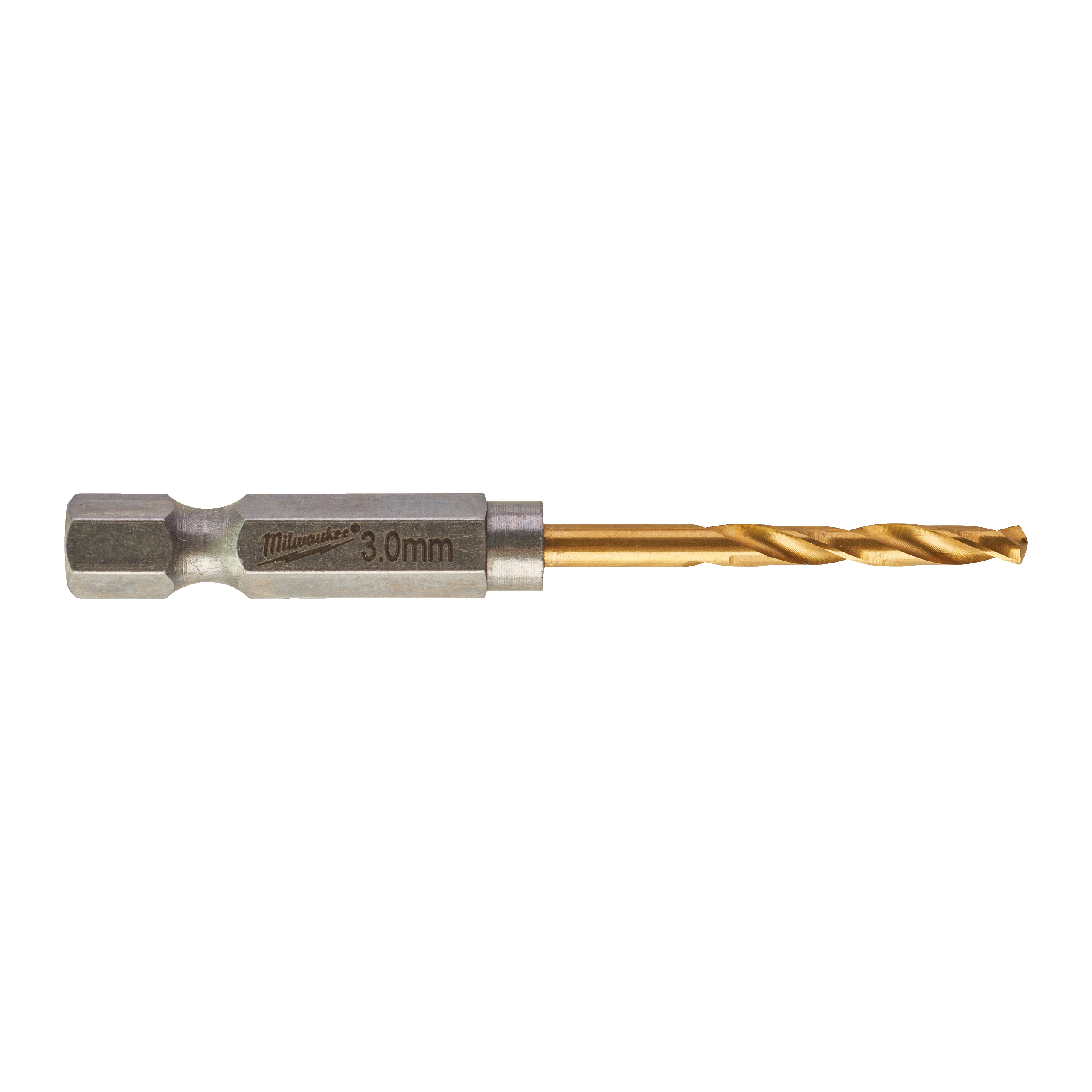 SHOCKWAVE Metallbohrer HSS-G RED HEX Titan 1/4" 10er Pack, 3,0 x 65 mm Milwaukee Produktbild img1 L