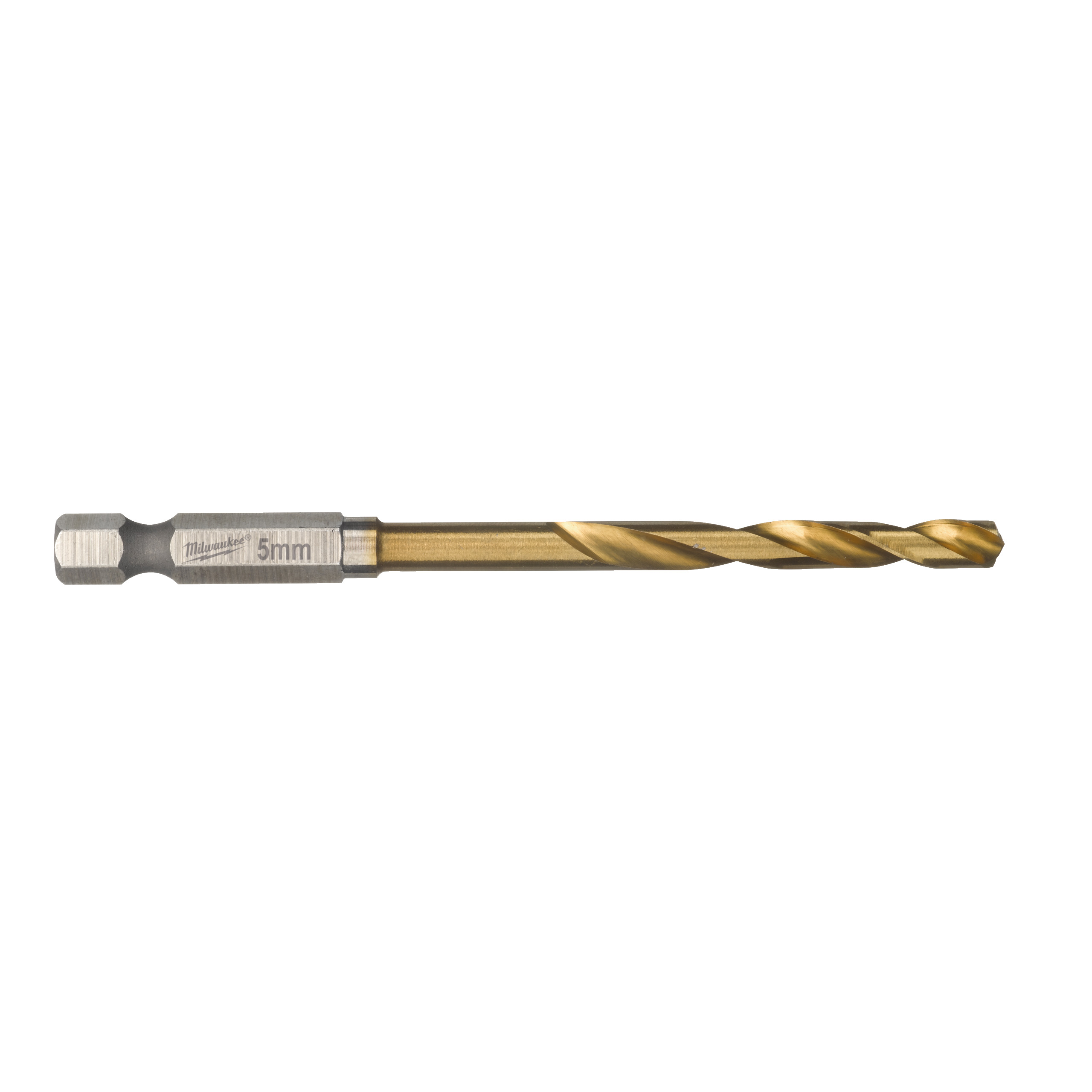 SHOCKWAVE Metallbohrer HSS-G RED HEX Titan 1/4" 10er Pack, 5,0 x 80 mm Milwaukee Produktbild img1 L