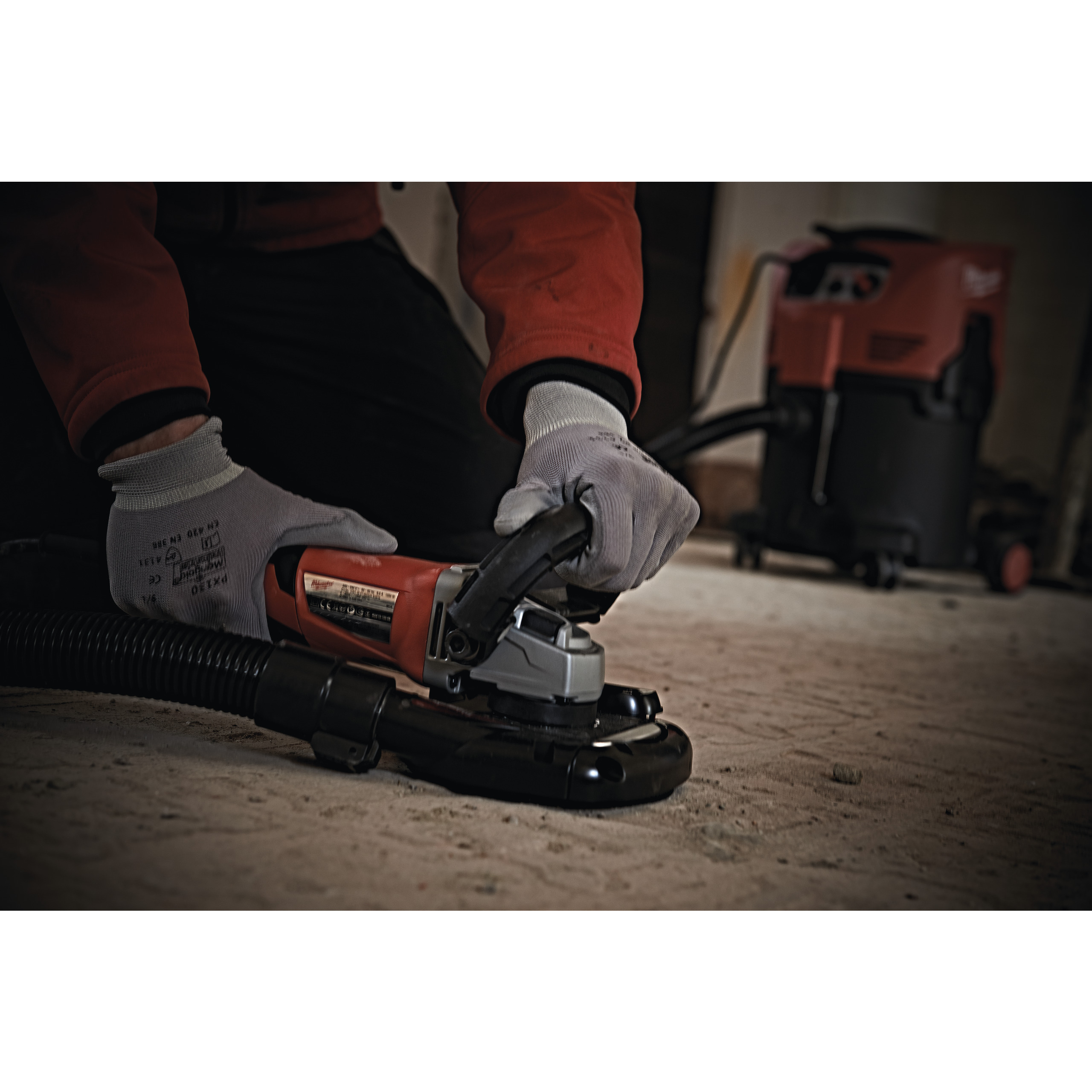 Winkelschleifer mit Absaughaube Schleifen AGV15-125XCDEG-SET Produktbild img2 L