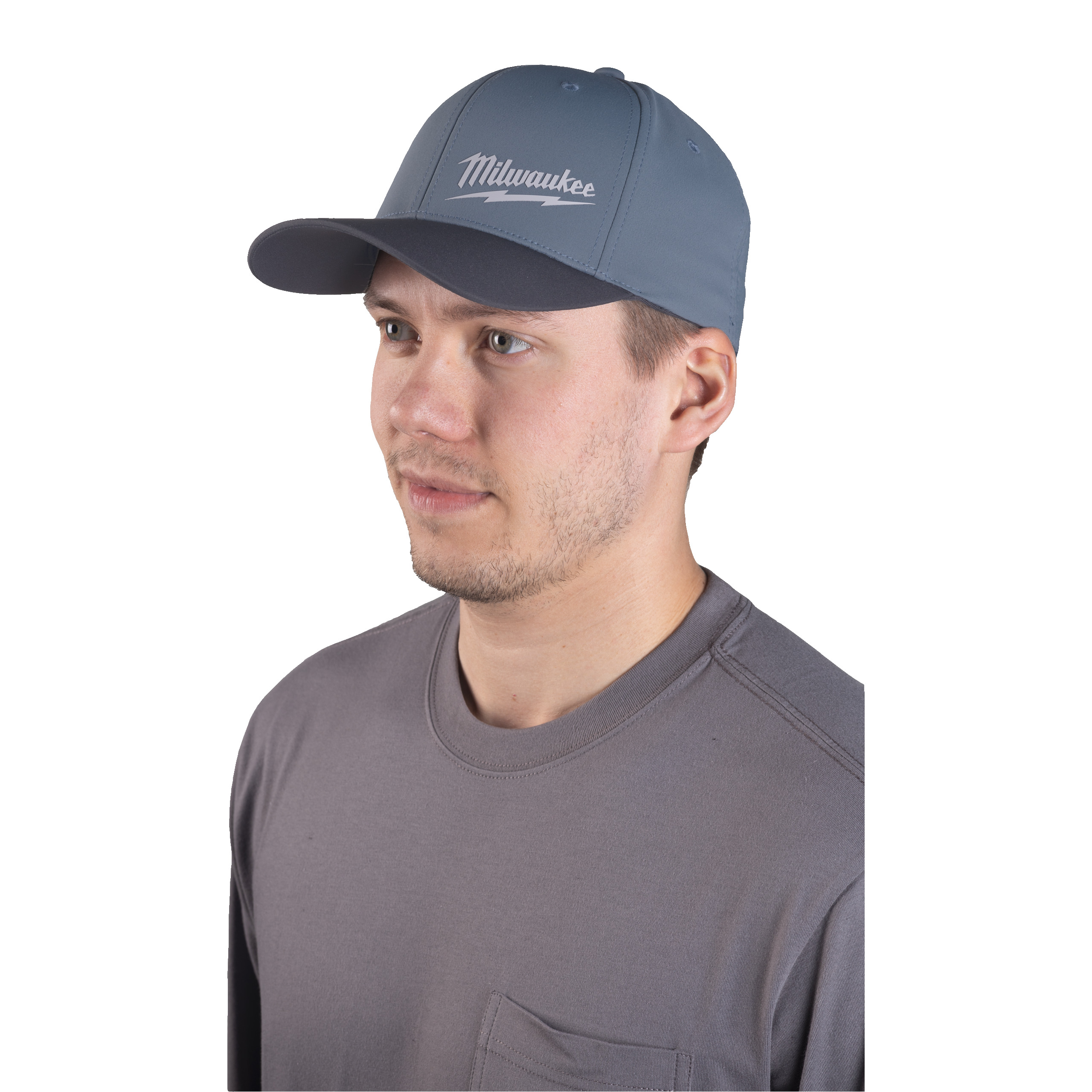 BCPBLU-S/M, Performance Baseball Kappe blau Größe S/M mit UV-Schutz Milwaukee  Produktbild img5 L