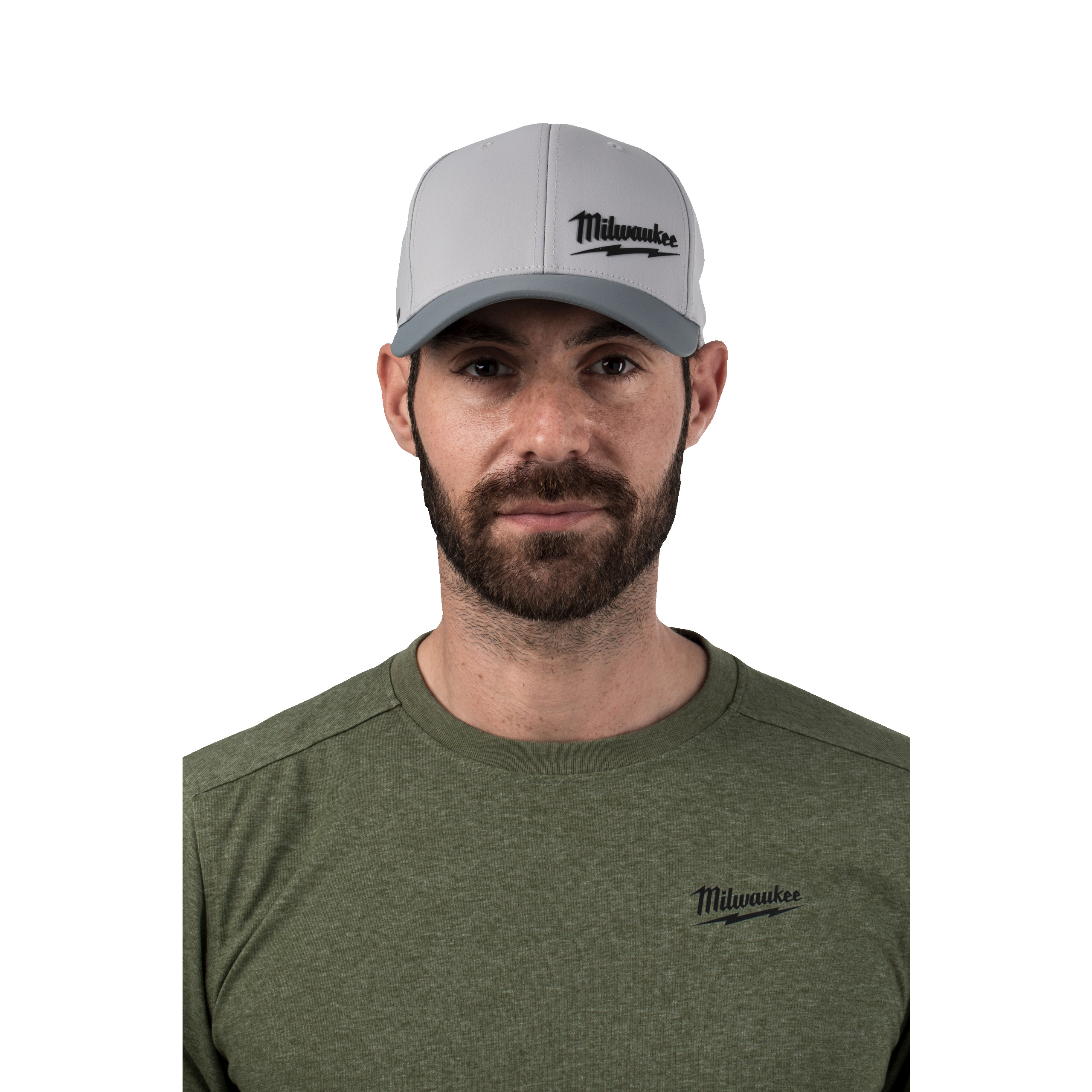 BCPGR-L/XL, Performance Baseball Kappe grau Größe L/XL mit UV-Schutz Milwaukee  Produktbild img1 L