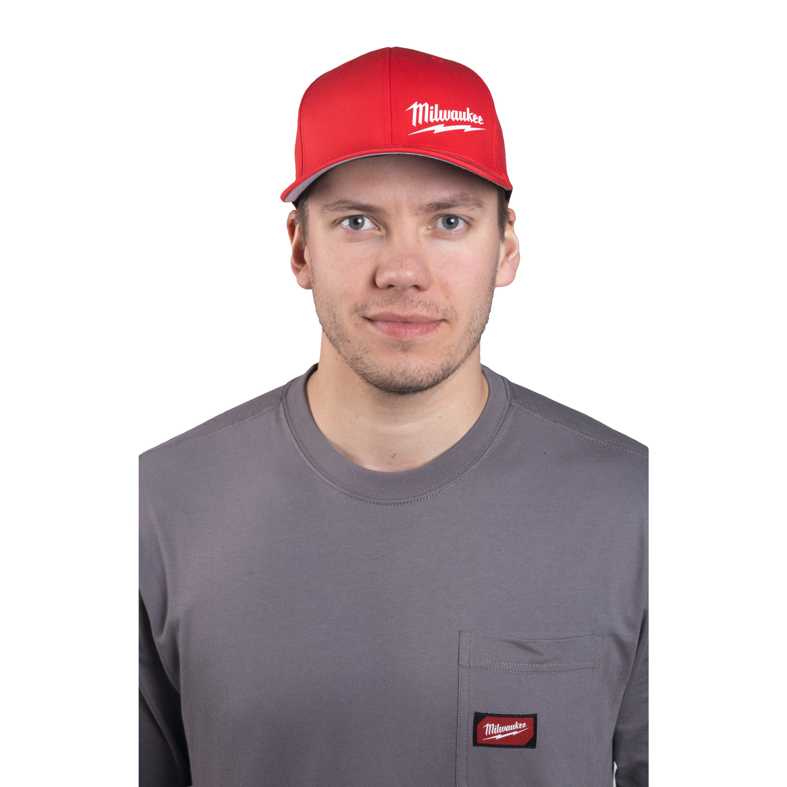 BCSRD-S/M, Baseball Kappe rot Größe S/M mit UV-Schutz Milwaukee  Produktbild img5 L