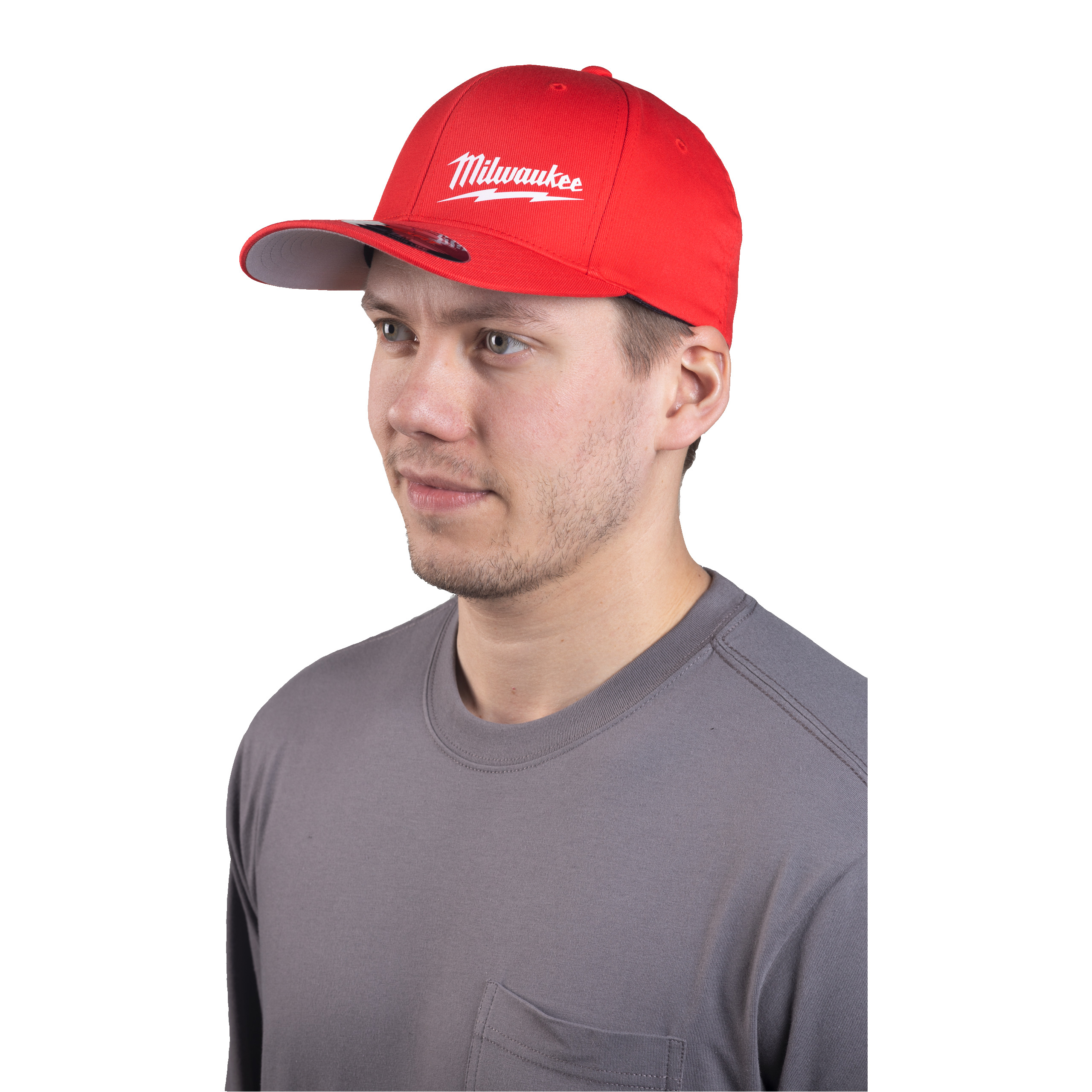BCSRD-S/M, Baseball Kappe rot Größe S/M mit UV-Schutz Milwaukee  Produktbild img6 L