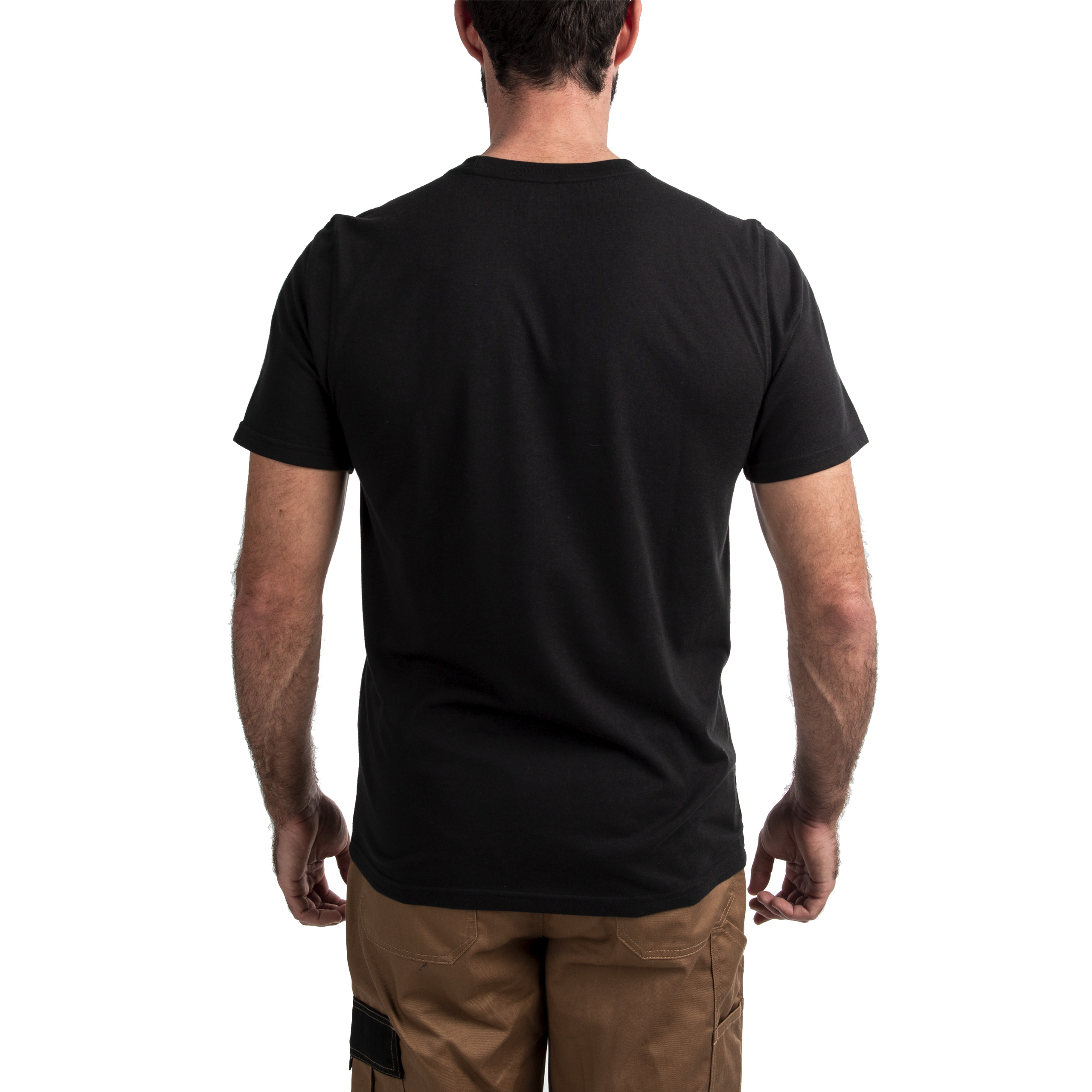 HTSSBL-L, Hybrid-T-Shirt schwarz Milwaukee  Produktbild img3 L