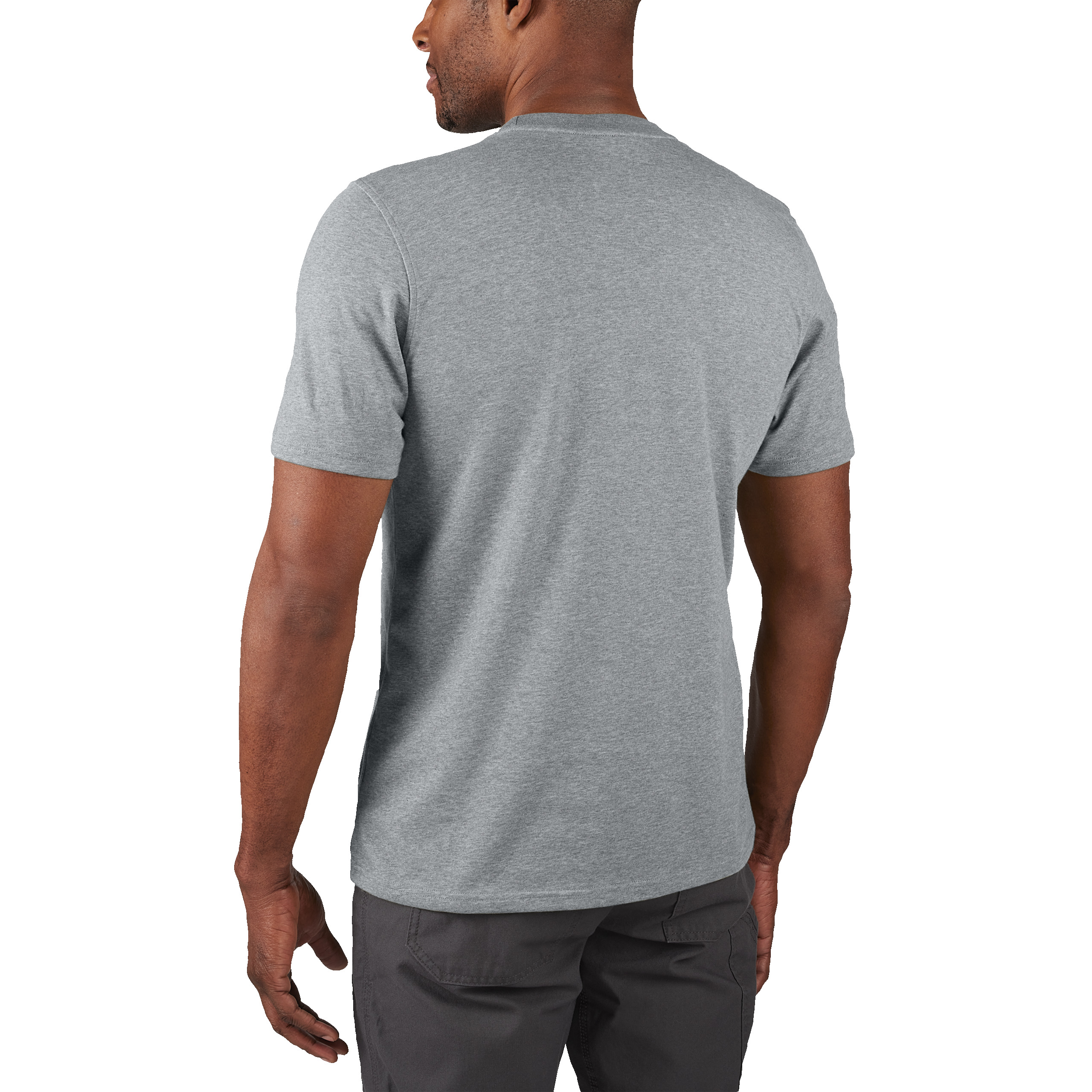 HTSSGR-S, Hybrid-T-Shirt grau Milwaukee  Produktbild img2 L