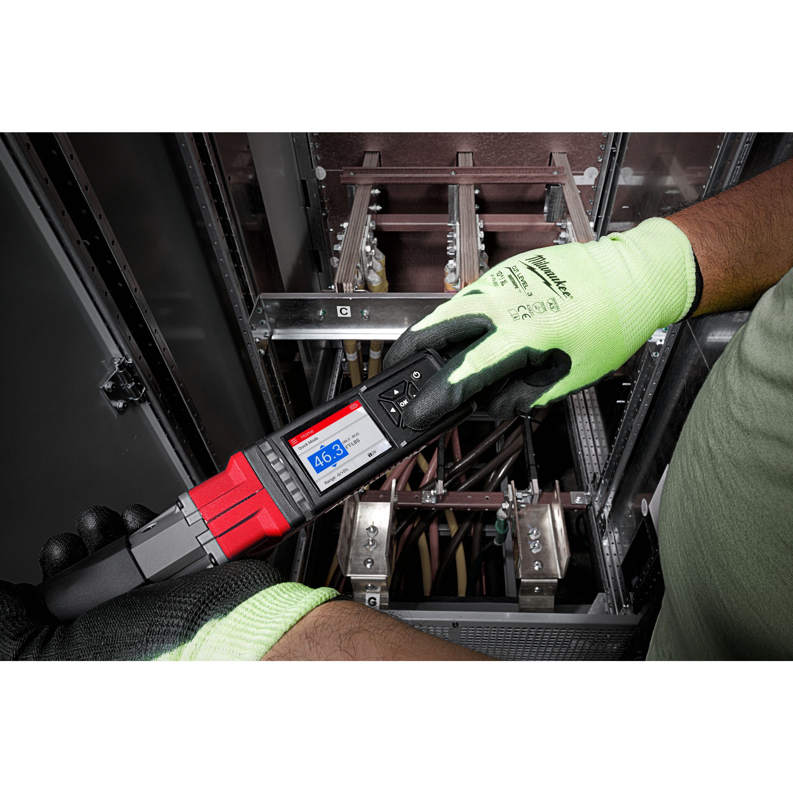 M12ONEFTR38-201C, M12™ ONE KEY™ Digitaler 3/8"-Akku-Drehmomentschlüssel Milwaukee Produktbild img8 L