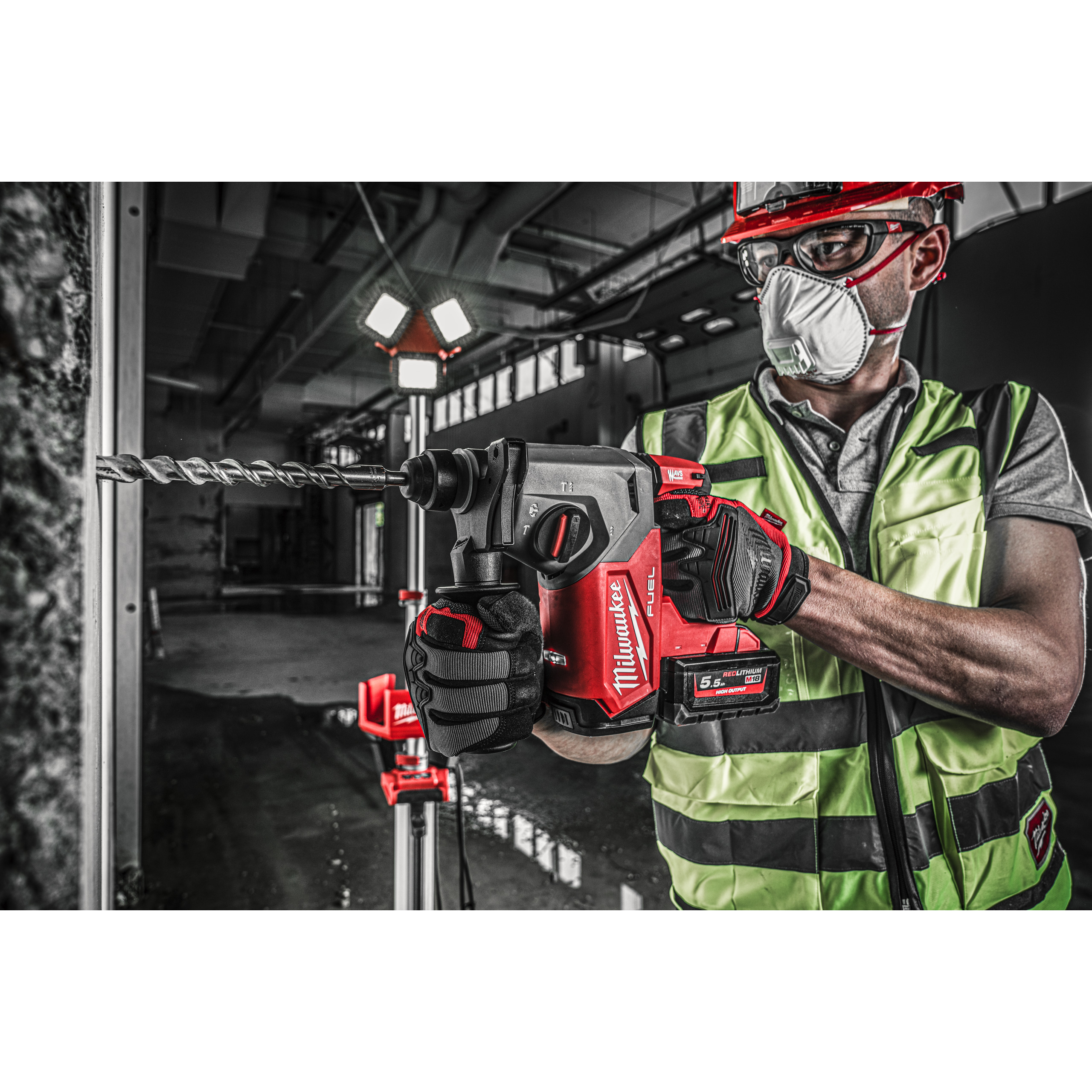 M18FH-0, M18 FUEL ™ Akku-Kombihammer Milwaukee Produktbild img2 L
