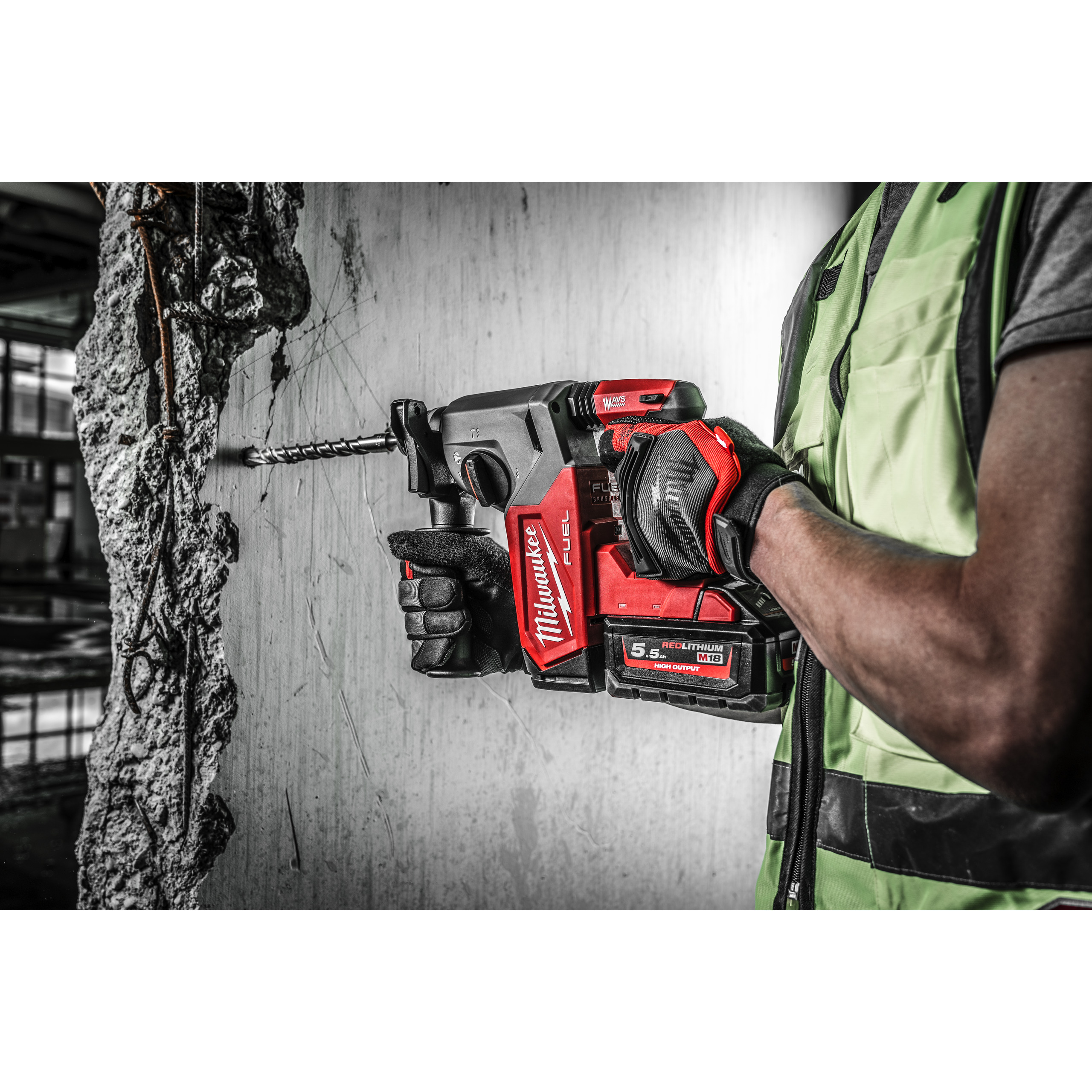 M18FH-0, M18 FUEL ™ Akku-Kombihammer Milwaukee Produktbild img4 L