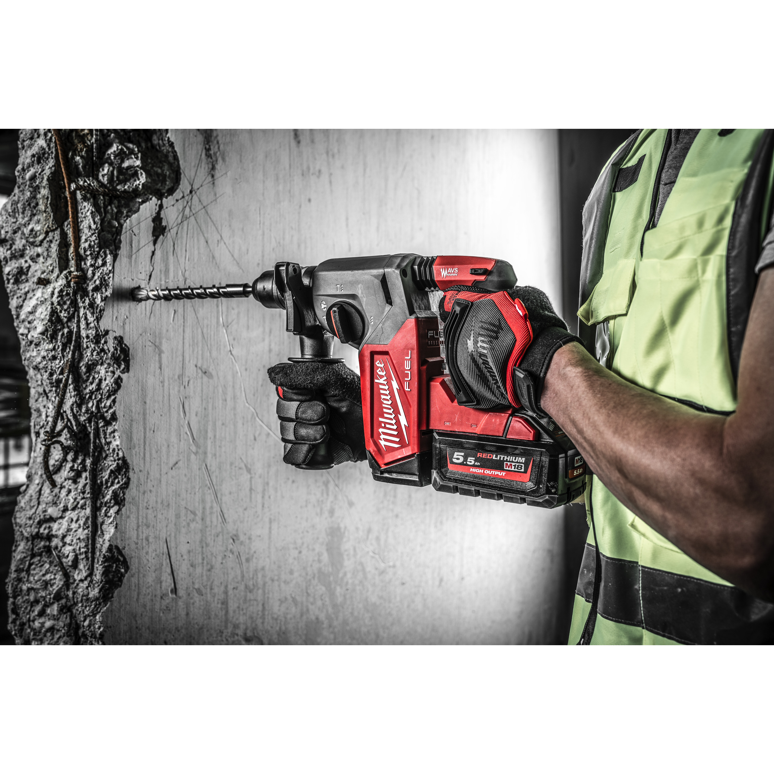 M18FHX-0, M18 FUEL ™ Akku-Kombihammer Milwaukee  Produktbild img4 L