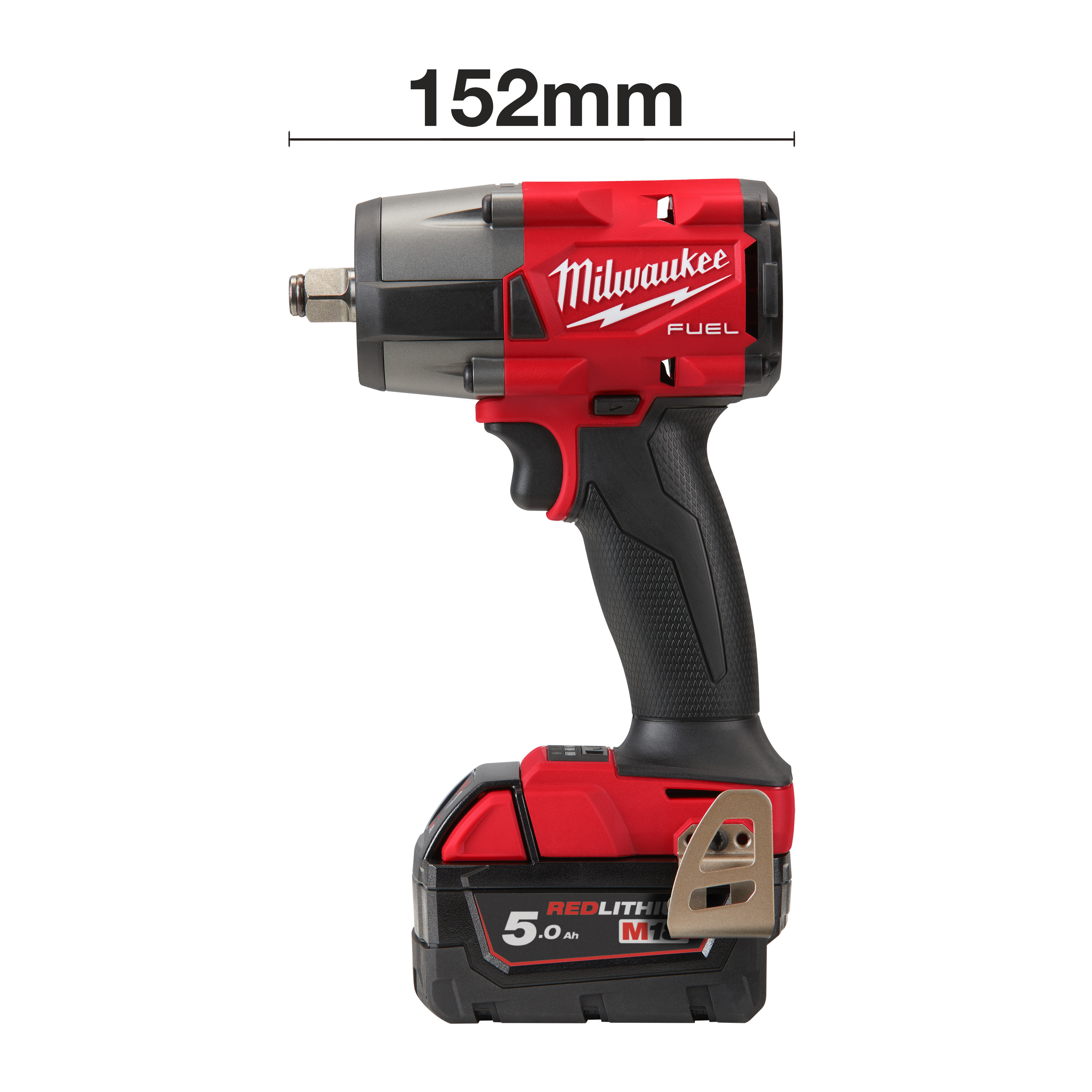 M18FMTIW2F12-0, M18 FUEL™ 1/2˝-Akku-Schlagschrauber Vierkant mit Sprengring Milwaukee Produktbild img6 L