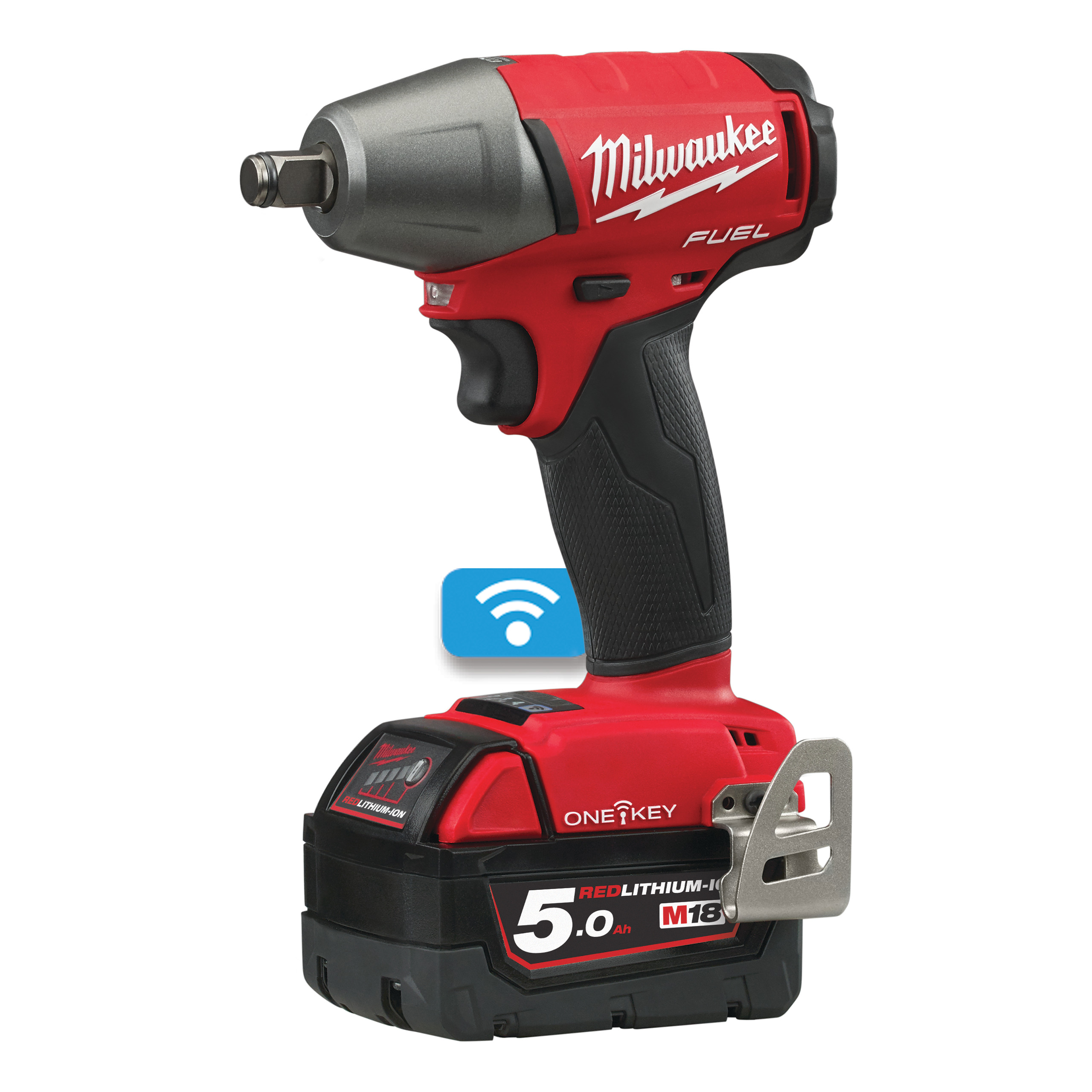 M18ONEIWF12-502X, M18™ ONE KEY™ 1/2"-Akku-Schlagschrauber Vierkant mit Sprengring Milwaukee Produktbild img10 L