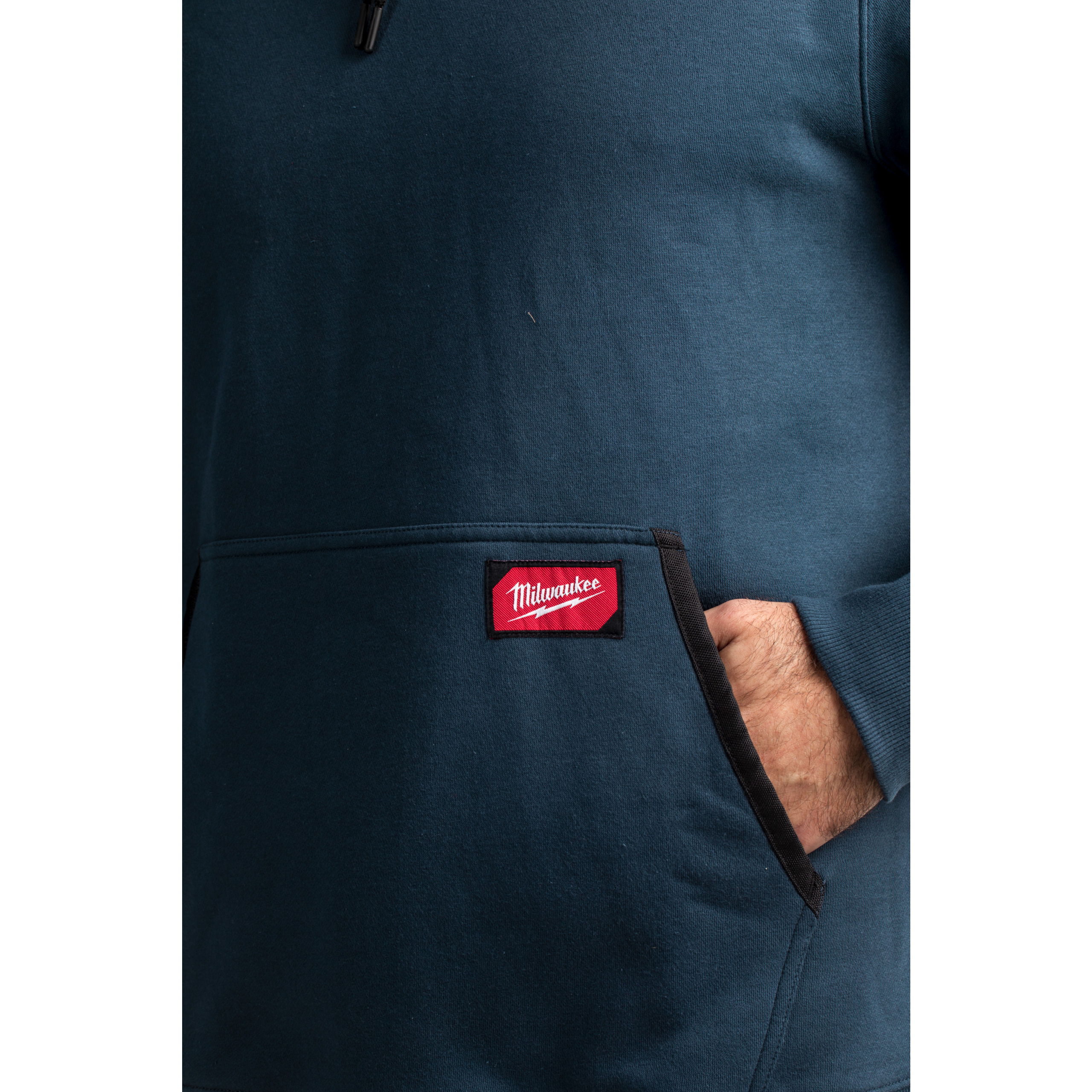 WHMWBLU-XXL, leichter Arbeits-Kapuzen-Pullover blau Milwaukee  Produktbild img2 L