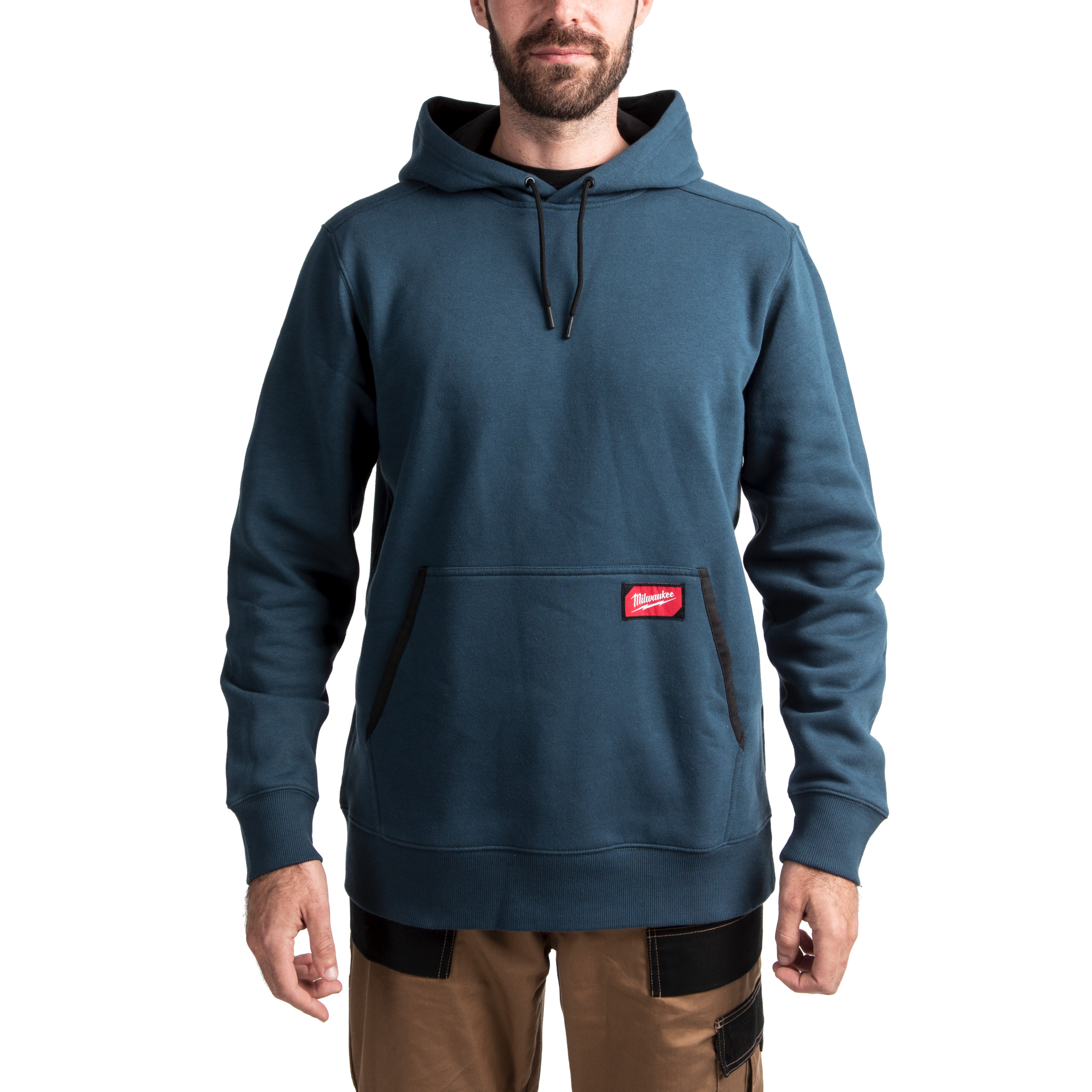 WHMWBLU-XXL, leichter Arbeits-Kapuzen-Pullover blau Milwaukee  Produktbild img1 L
