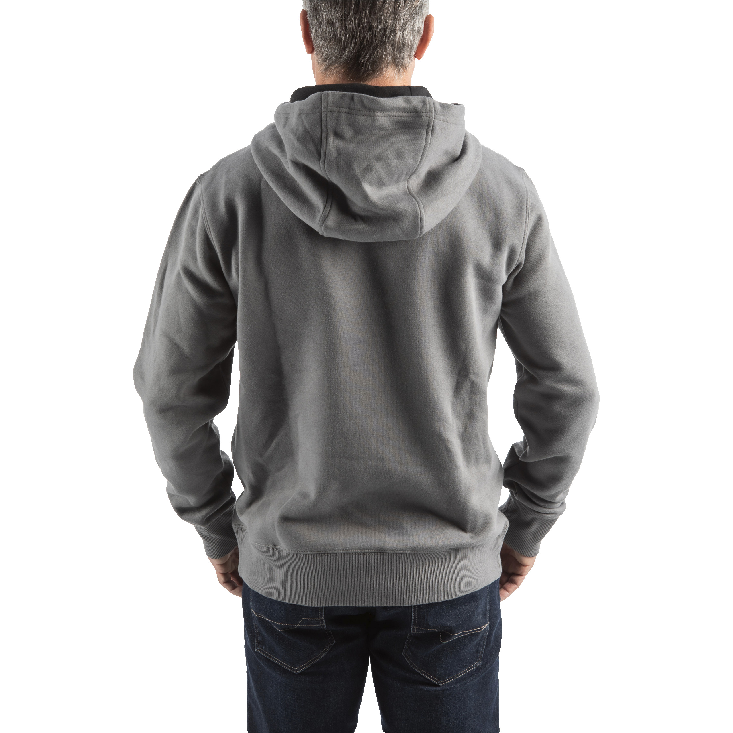WHMWGR-XXL, leichter Arbeits-Kapuzen-Pullover grau Milwaukee  Produktbild img4 L