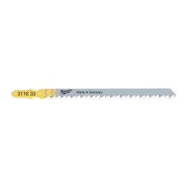 MILWAUKEE Stichsägeblatt T344D Holz schnelle Schnitte 105x4mm 5 Stück Produktbild