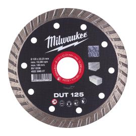 Diamanttrennscheibe DUT 125 mm, Universal geschlossen Milwaukee  Produktbild