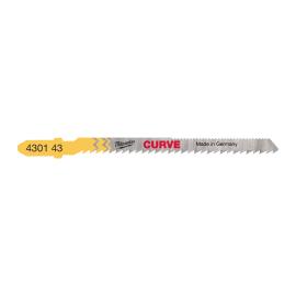 Stichsägeblatt Holz Kurvenschnitte, 75 x 2,5 mm Milwaukee  Produktbild
