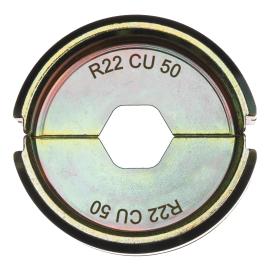 Presseinsatz für hydraulisches Akku-Presswerkzeug, R22 Cu 50 für Standard Rohrkabelschuh Milwaukee  Produktbild