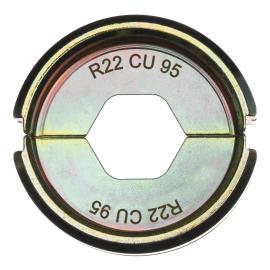 Presseinsatz für hydraulisches Akku-Presswerkzeug, R22 Cu 95 für Standard Rohrkabelschuh Milwaukee  Produktbild