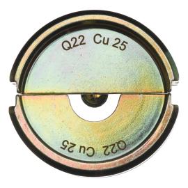 Presseinsatz für hydraulisches Akku-Presswerkzeug, Q22 CU 25 für DIN Dornpressung Milwaukee  Produktbild