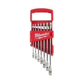 MAX BITE Ratschen-Ringmaulschlüsselsatz, 7-teilig imperial Milwaukee  Produktbild
