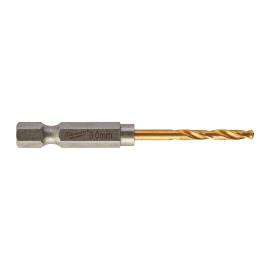 SHOCKWAVE Metallbohrer HSS-G RED HEX Titan 1/4" 10er Pack, 3,0 x 65 mm Milwaukee  Produktbild