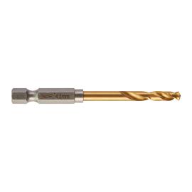 SHOCKWAVE Metallbohrer HSS-G RED HEX Titan 1/4" 10er Pack, 4,5 x 76 mm Milwaukee  Produktbild