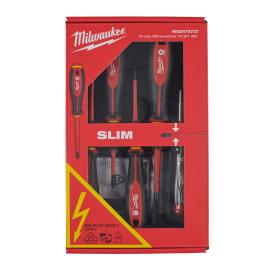 Tri-Lobe Schrauberdreher, VDE geprüft, 5-teiliges Set SL/PZ/Spannungsprüfer Milwaukee  Produktbild