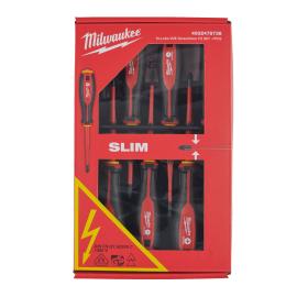 Tri-Lobe Schrauberdreher, VDE geprüft, 7-teiliges Set SL/PH/PZ/Spannungsprüfer Milwaukee  Produktbild