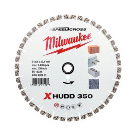 Speedcross Diamanttrennscheibe XHUDD 350 mm, für harte Materialien Milwaukee  Produktbild