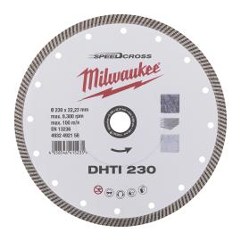 Speedcross Diamanttrennscheibe DHTi 230 mm, Keramik u. Naturstein, geschlossen Milwaukee  Produktbild